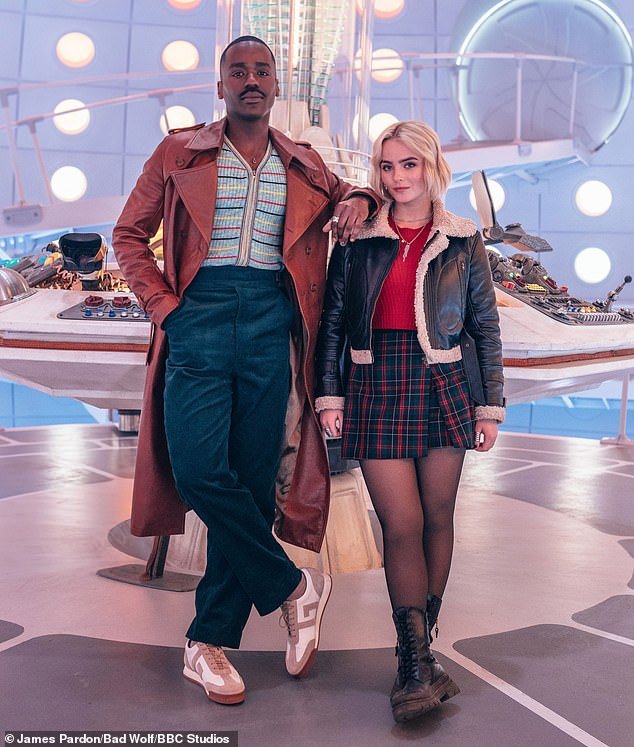 Doctor Who fans have criticized the BBC after a huge change to the sci-fi show was announced ahead of the highly anticipated new series (Ncuti Gatwa pictured with co-star Millie Gibson)