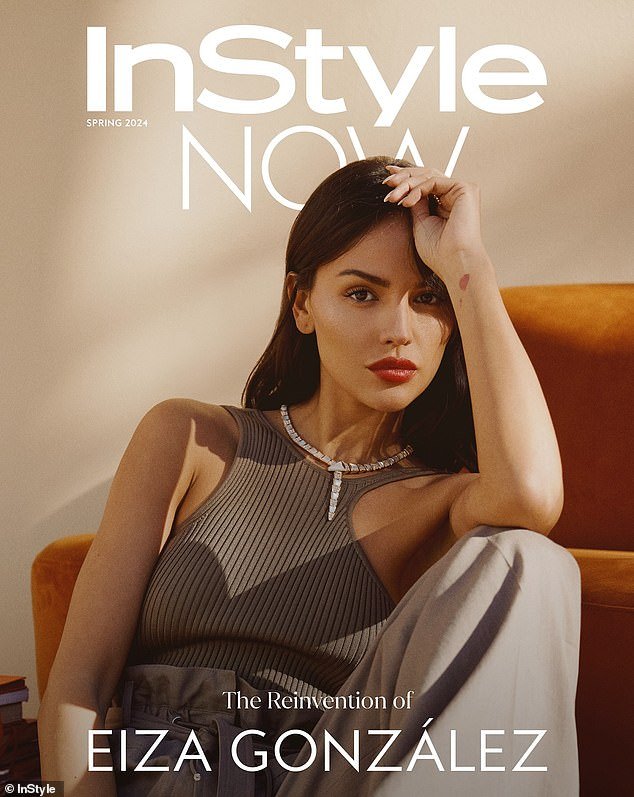 Eiza Gonzalez, of Mexican descent, posed for the Spring 2024 cover of InStyle this month