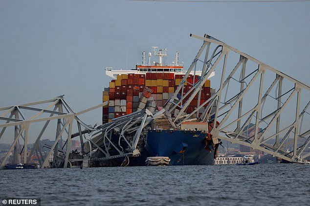 Officials in Baltimore are racing to rescue 20 people who plunged into the Patapsco River after a Singaporean freighter crashed into the Francis Scott Key Bridge
