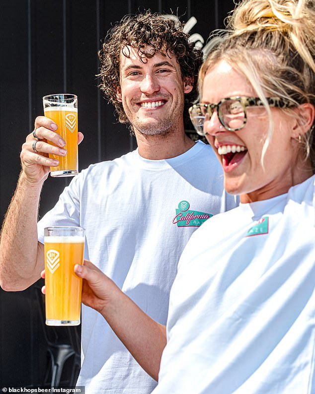 Another Australian brewery is in financial trouble, following a series of craft brewers who have gone into voluntary administration - and they all give the same reason for their troubles.  The photo shows a man and a woman drinking Black Hops Brewing beers