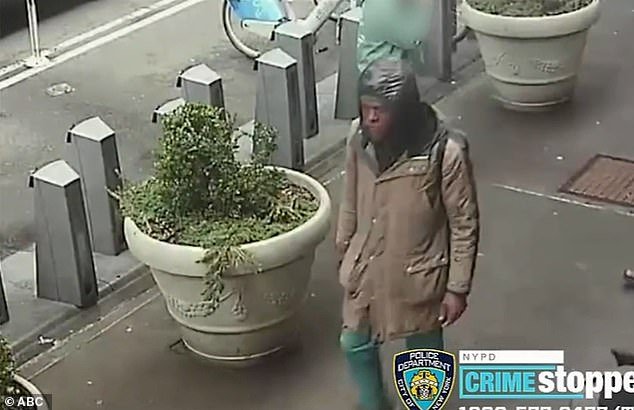 NYPD shared a video of him walking the streets during the alleged attacks and arrested him the next day