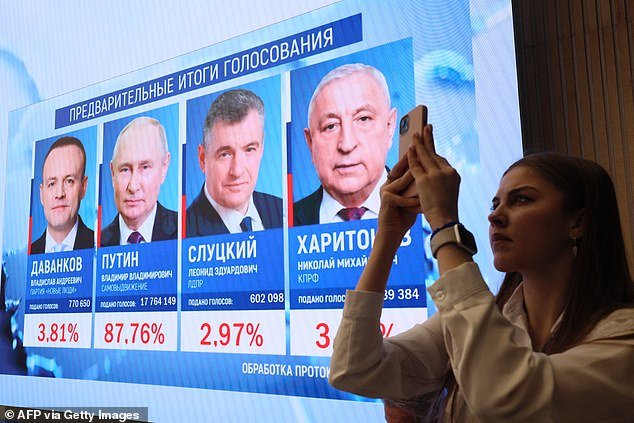 Putin, after 24 years in power, will secure a fifth term after last weekend's elections after crushing dissent in his country
