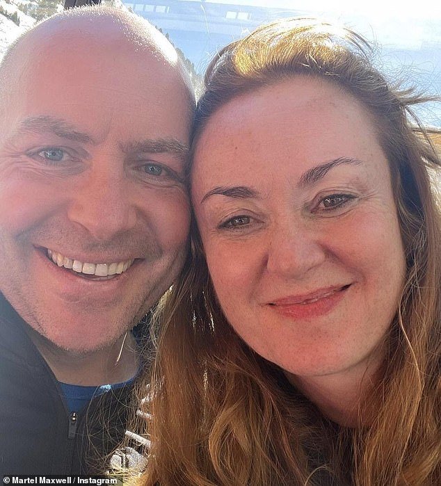 Homes Under The Hammer presenter Martel Maxwell posted a rare photo of her husband on Instagram on Wednesday on the occasion of a beautiful ski trip the couple took to the Austrian Alps