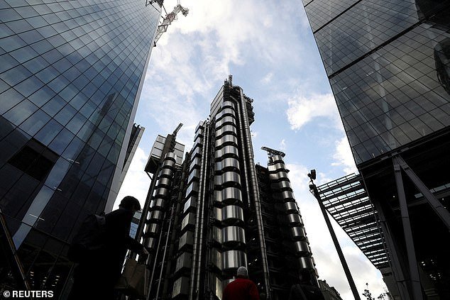 Recovery: Insurance marketplace Lloyd's of London, whose roots date back to a 17th-century coffeehouse, rebounded to a profit of £10.7 billion last year