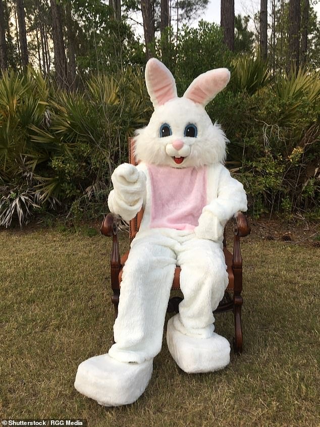 A Baptist pastor told schoolchildren that the egg is a symbol of new life, but the Easter Bunny (pictured) is not real