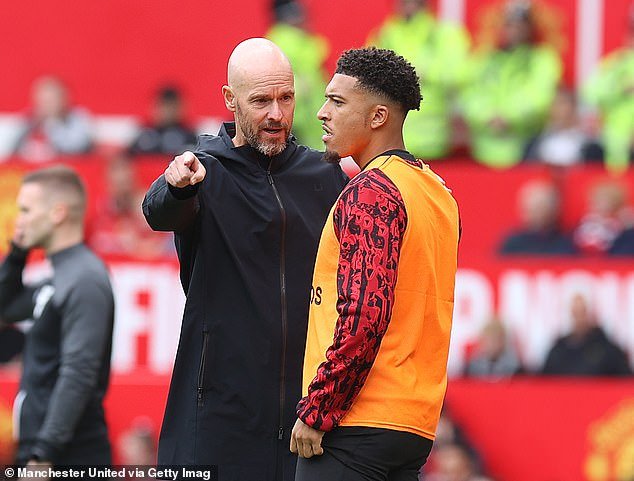 United manager Erik ten Hag banned Sancho after the player essentially accused him of lying about his efforts in training