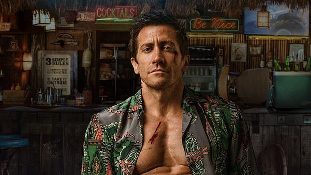Jake Gyllenhaal (pictured) has told how the fight scenes in his new action film Road House didn't all go to plan