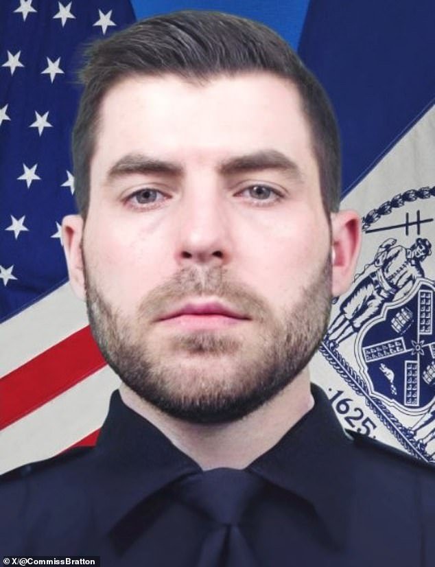 NYPD Officer Jonathan Diller, 31, was shot in broad daylight Monday during a traffic stop, allegedly by a career criminal with dozens of previous arrests.  He left behind a wife and a one-year-old son.