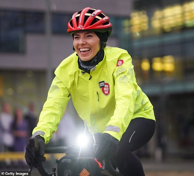 Radio 1 DJ Mollie King has swapped her microphone for a bicycle as she takes an epic journey across Britain to raise money for Comic Relief