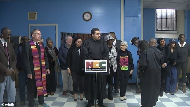 Boston religious leaders demanded that 'white churches' provide millions of dollars in reparations to the city's black community during an event at Resurrection Lutheran Church