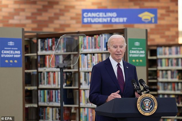President Joe Biden announced nearly $6 billion in student loan relief for 78,000 public sector workers on March 21
