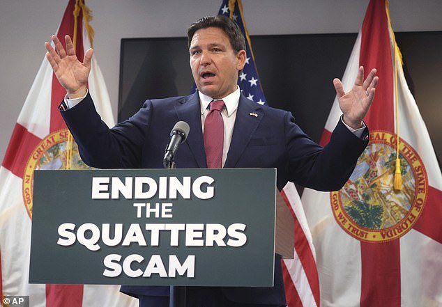 Florida Governor Ron DeSantis declared the squatter scam in his state has ended after he signed a measure into law that would shorten the time it takes for homeowners to get law enforcement to remove unwanted tenants