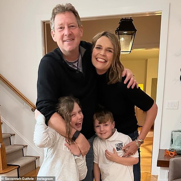 Savannah Guthrie and her husband Michael Feldman celebrated their 10th wedding anniversary on Friday by posting tributes to Instagram