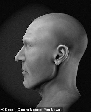 The scientists used data from living individuals to create a face that could be compatible with the skull