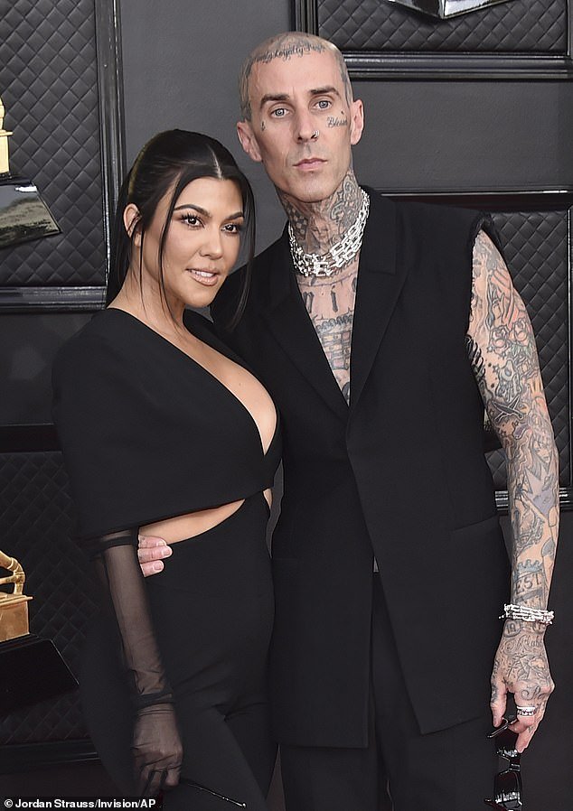 The reality TV star reportedly found it difficult to see Poosh founder Kourtney moving on with the Blink-182 drummer (pictured together in 2022)