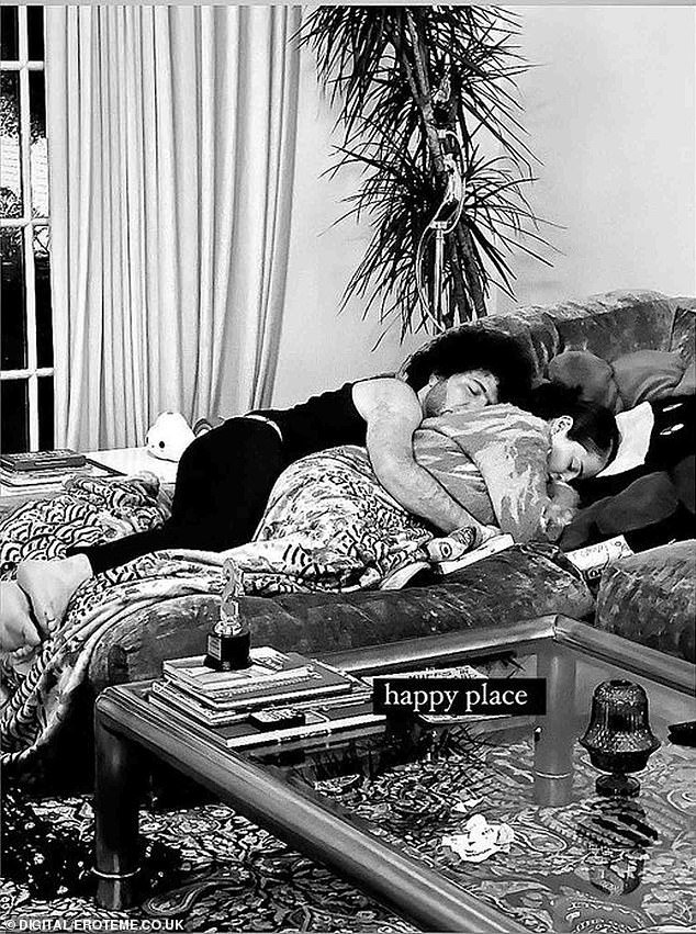Selena Gomez snuggled up on the couch with her boyfriend Benny Blanco in an Instagram story she posted on Wednesday