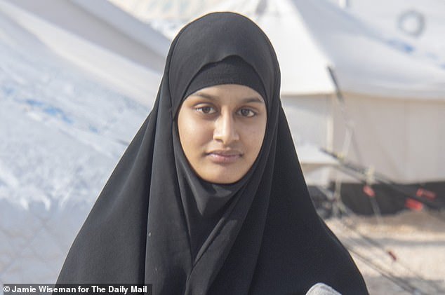 Begum was found in al-Hol camp five years ago and was wearing a black niqab at the time