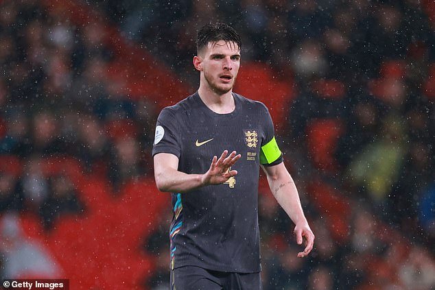 Declan Rice (pictured) has built a relationship with actor and presenter James Corden