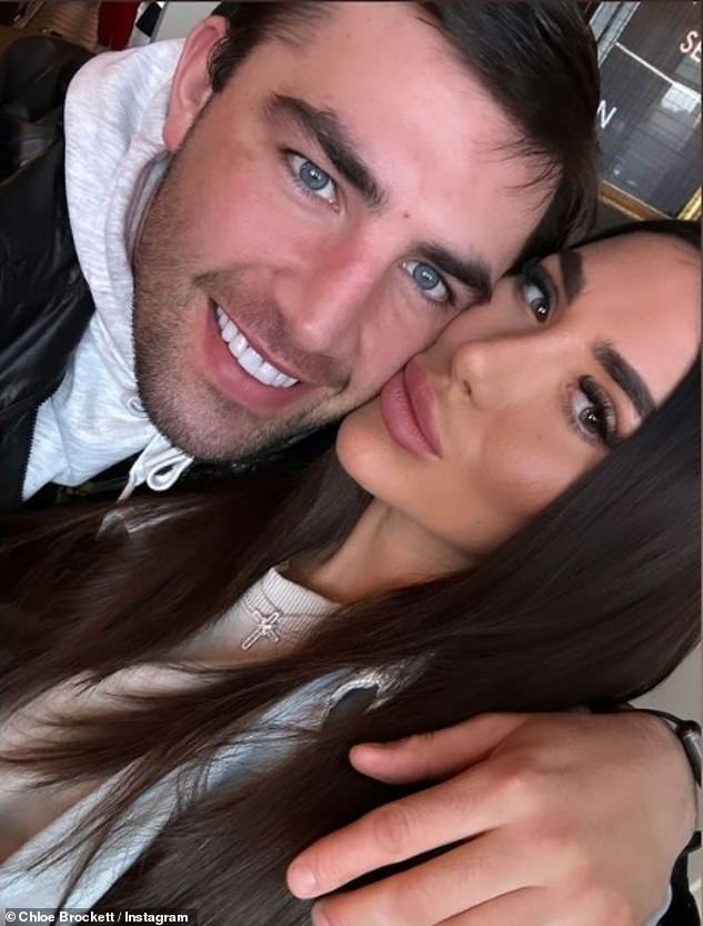 A week after insisting she 'couldn't be singleder if I tried', Chloe revealed she'd reignited things with the Love Island star (pictured in a throwback snap)