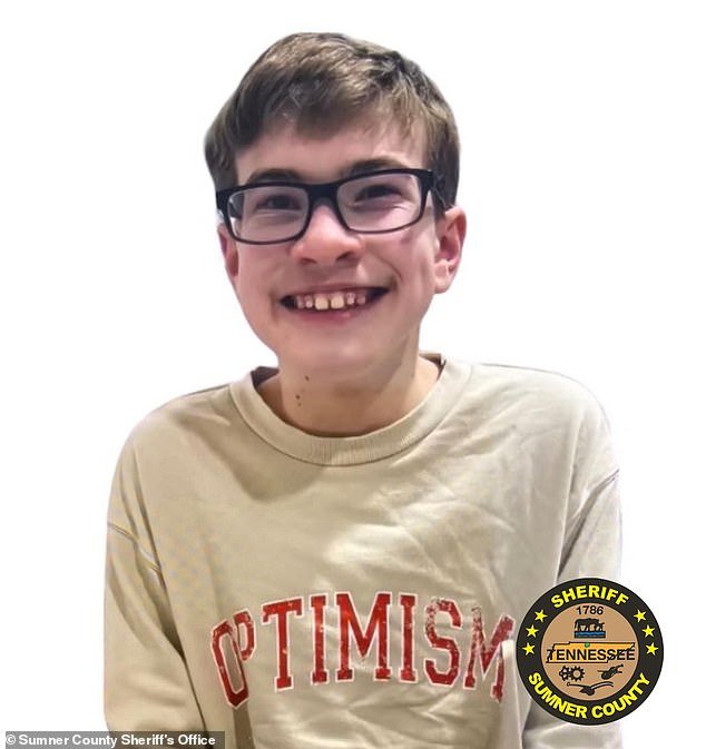 Sebastian Wayne Drake Rogers, 15, is said to have left his family home with a flashlight in the early hours of February 26.  He was reported missing by his parents around 6:30 am.