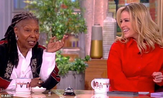 The 68-year-old Sister Act star let her recent romantic tryst slip during a heated panel discussion about age-gap relationships