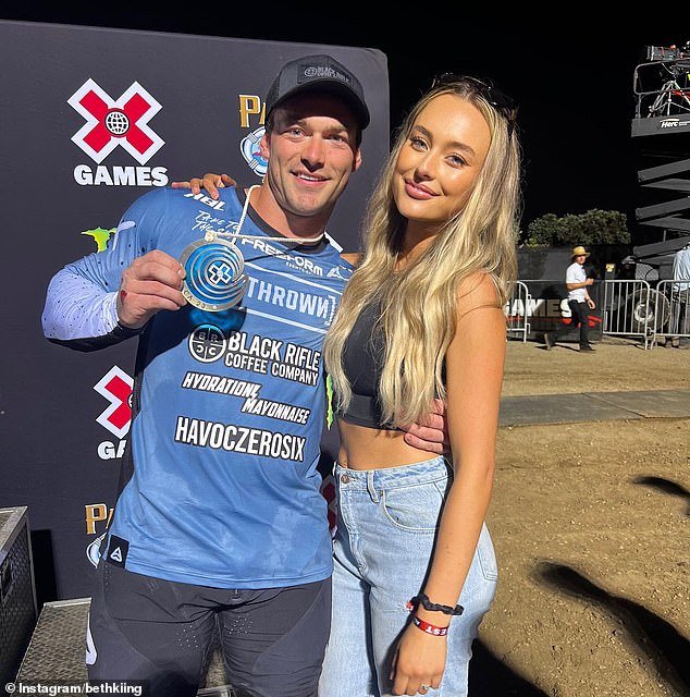 Jayden 'Jayo', Archer (pictured with girlfriend Beth King) was a member of the famous Nitro Circus crew for over a decade and was a two-time X Games medalist
