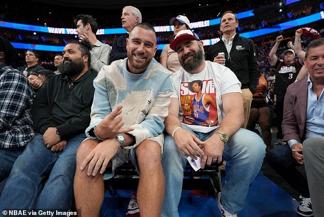 Travis and Jason Kelce are expected to watch Cleveland Cavaliers vs.  Attending the Boston Celtics