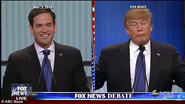 Senator Marco Rubio of Florida has been mentioned as a potential running mate for Donald Trump.  The two men clashed during the 2016 campaign