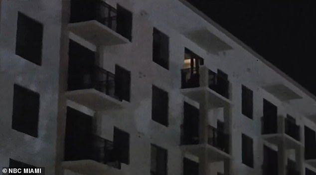 Officers responded to the massacre at Windsor Ludlam Trail Apartments (pictured) around 9 p.m. and found Meghan outside the apartment with a gunshot wound.