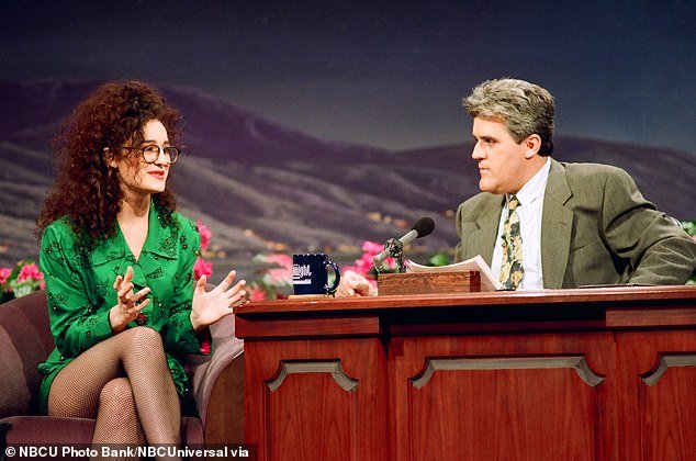 Kennedy started her career as a DJ at KROQ radio in Los Angeles before moving to MTV as a Video Jockey (VJ) for the music and entertainment industry.  (Above) Kennedy on The Tonight Show with Jay Leno on February 23, 1993