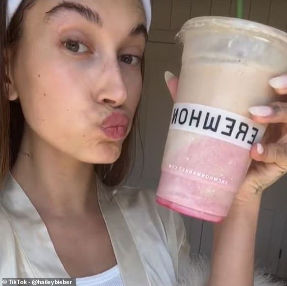 Erewhon's Hailey Bieber Strawberry Glaze Skin Smoothie will cost you an eye-watering $18