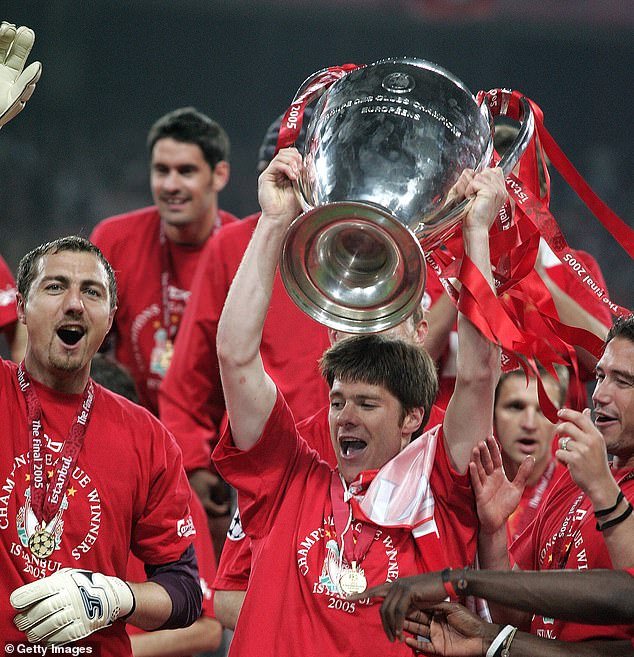 Alonso played for Liverpool between 2004 and 2009, winning the Champions League in 2005 and the FA Cup in 2006 and has been linked with Klopp's successor.