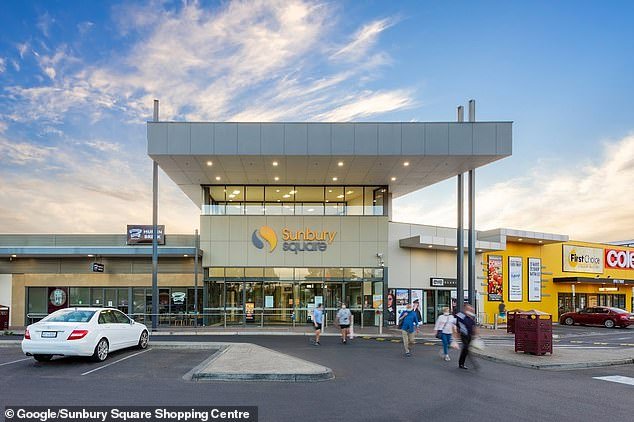 The teens who allegedly stole the SUV led police on a wild chase through Melbourne's northwest before the trio allegedly dumped the vehicle at the Sunbury Square Shopping Center (stock photo)