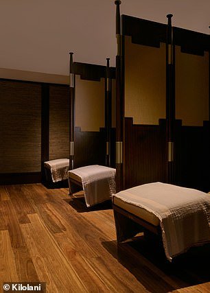 The spa has 40 treatment rooms