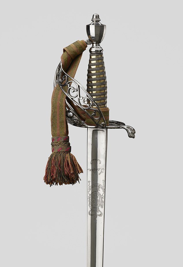 A cavalry sword, made before 1783 by Bland & Foster