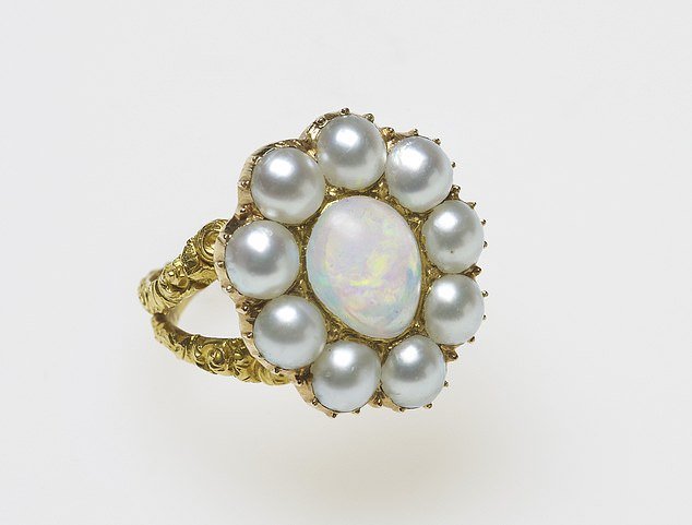 Queen Charlotte's opal finger ring, which dates from 1810