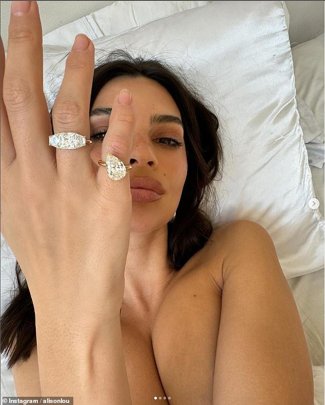 The model made big news when she announced she had repurposed her engagement ring and turned it into two divorce rings following her highly publicized divorce from ex-husband Sebastian Bear-McClard in 2022.