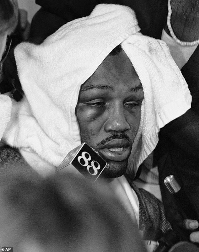 It ended in the 14th round after a strong showing from Ali led to Frazier's corner ending the fight