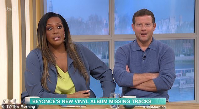 This Morning host Alison quickly apologized to viewers for the profanity and explained that 'passions were high' over the Beyoncé news