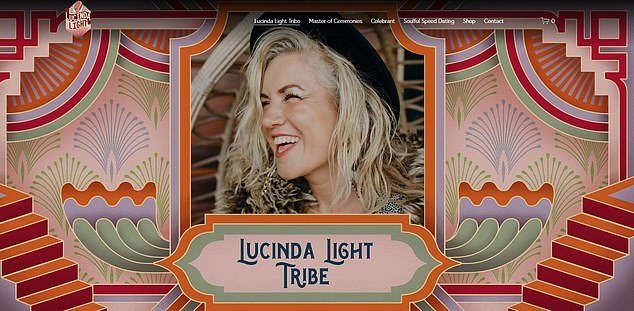 The wedding celebrant, 43, has launched a new paid online service called Lucinda Light Tribe, where she helps subscribers with their self-improvement journey.  The portal is described as 'a nurturing space where Lu can prioritize your emotional well-being'