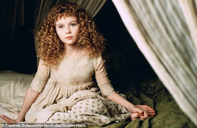 The actress, 41, started her career in show business when she was cast in Interview With The Vampire at the age of 11 (pictured)