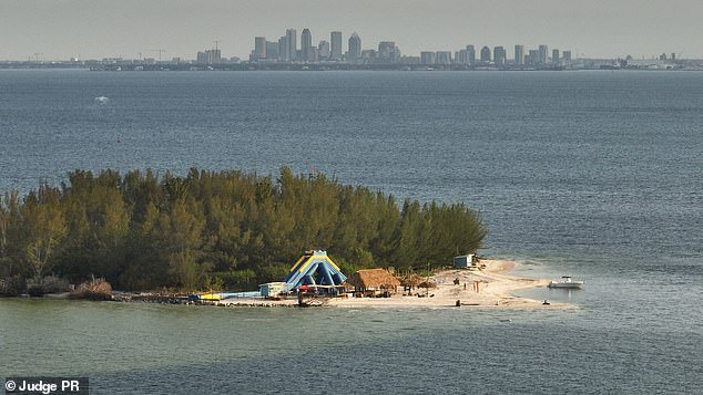 The 20-acre island is also in the middle of an ongoing zoning battle