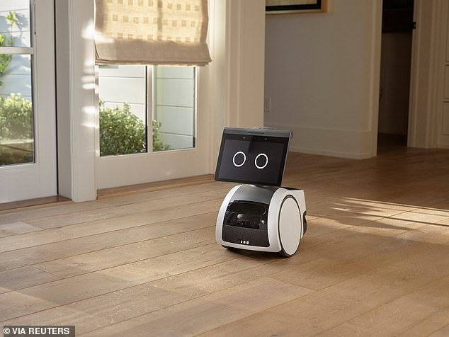 It follows in the footsteps of Amazon, which introduced a home robot called Astro (pictured) in 2021 for $1,600