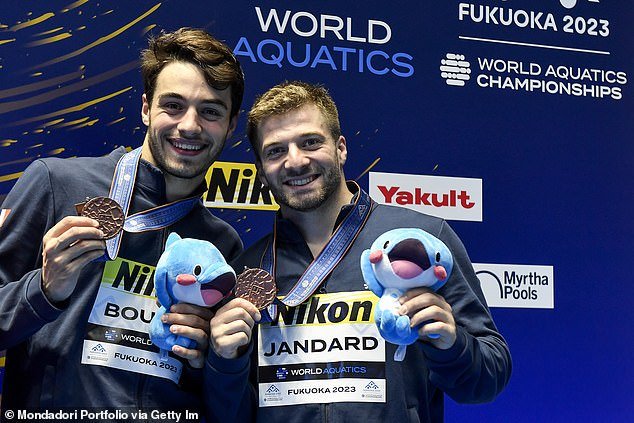 Jandard won bronze in the 3-meter synchronized world springboard at the 2023 World Swimming Championships