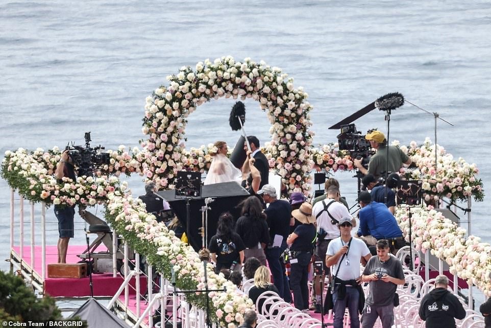 The film crew captured the characters and said 'I do'