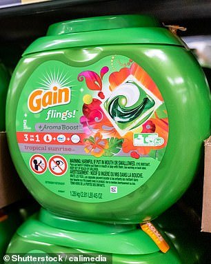 The recall affects certain variants of Gain detergent