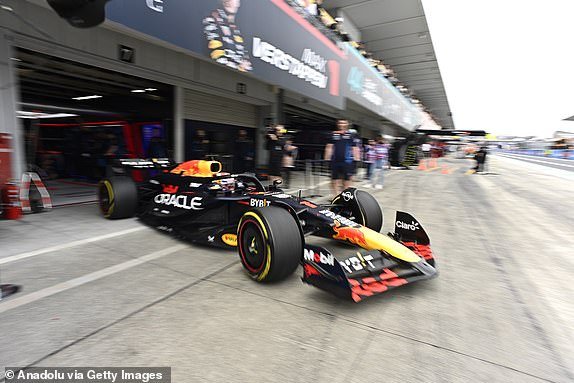 SUZUKA, JAPAN – APRIL 6: Max Verstappen of Oracle Red Bull Racing is seen in the pit lane during the final free practice F1 Grand Prix of Japan at the Suzuka International Circuit on April 6, 2024 in Suzuka, Japan.  (Photo by David Mareuil/Anadolu via Getty Images)
