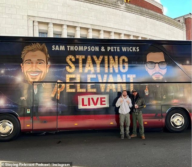 Sam and Pete are currently on the road bringing their podcast, Staying Relevant, to life and the pair will travel in style as they spend £20,000 on a tour bus