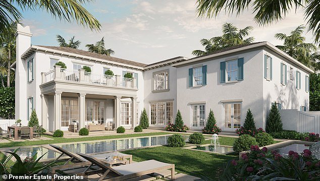 The lavish home has not yet been built, according to the agency's website, which states expected completion is fall 2025.