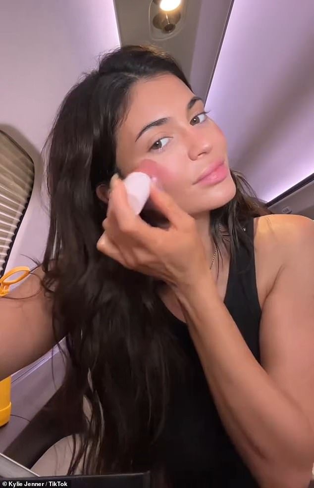The Kylie Cosmetics mogul, 26, also shared a video with me of herself getting ready from the cabin of her private jet